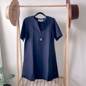 NWOT Tuckernuck midnight blue Inez dress, size S
